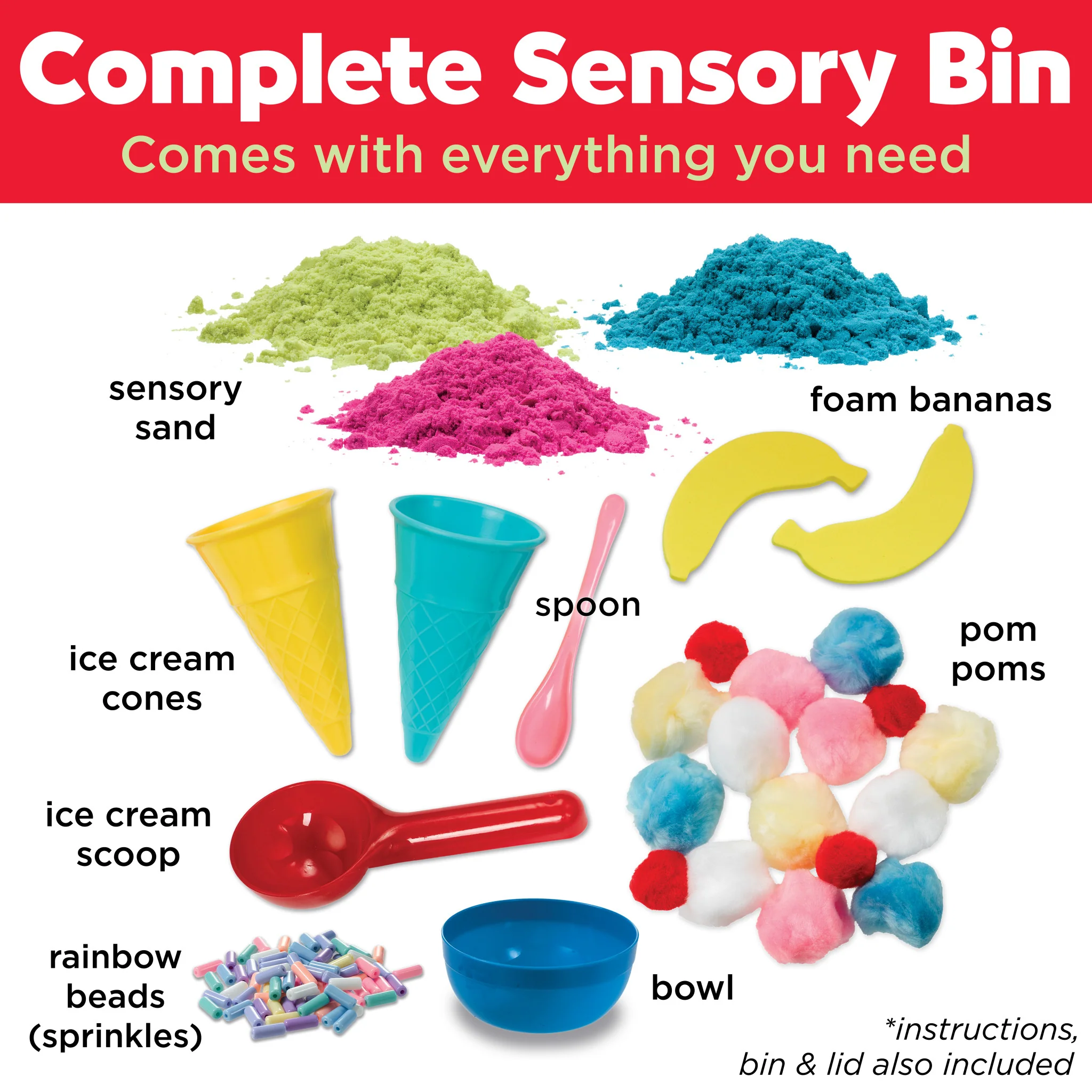 Sensory Bin Ice Cream Shop - #6280000 - Faber-Castell