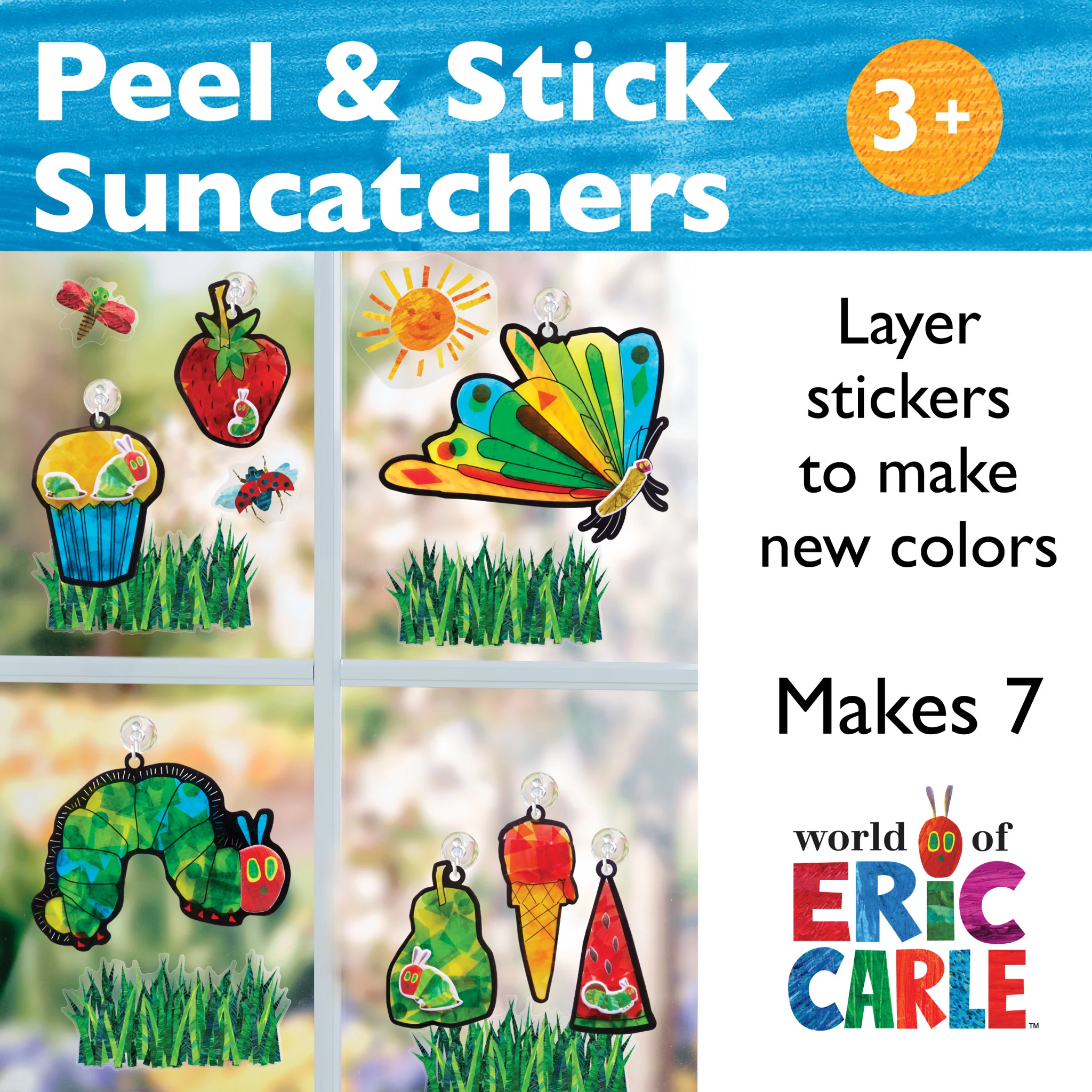 The Very Hungry Caterpillar Sticker Suncatchers - #6377000 - Faber-Castell