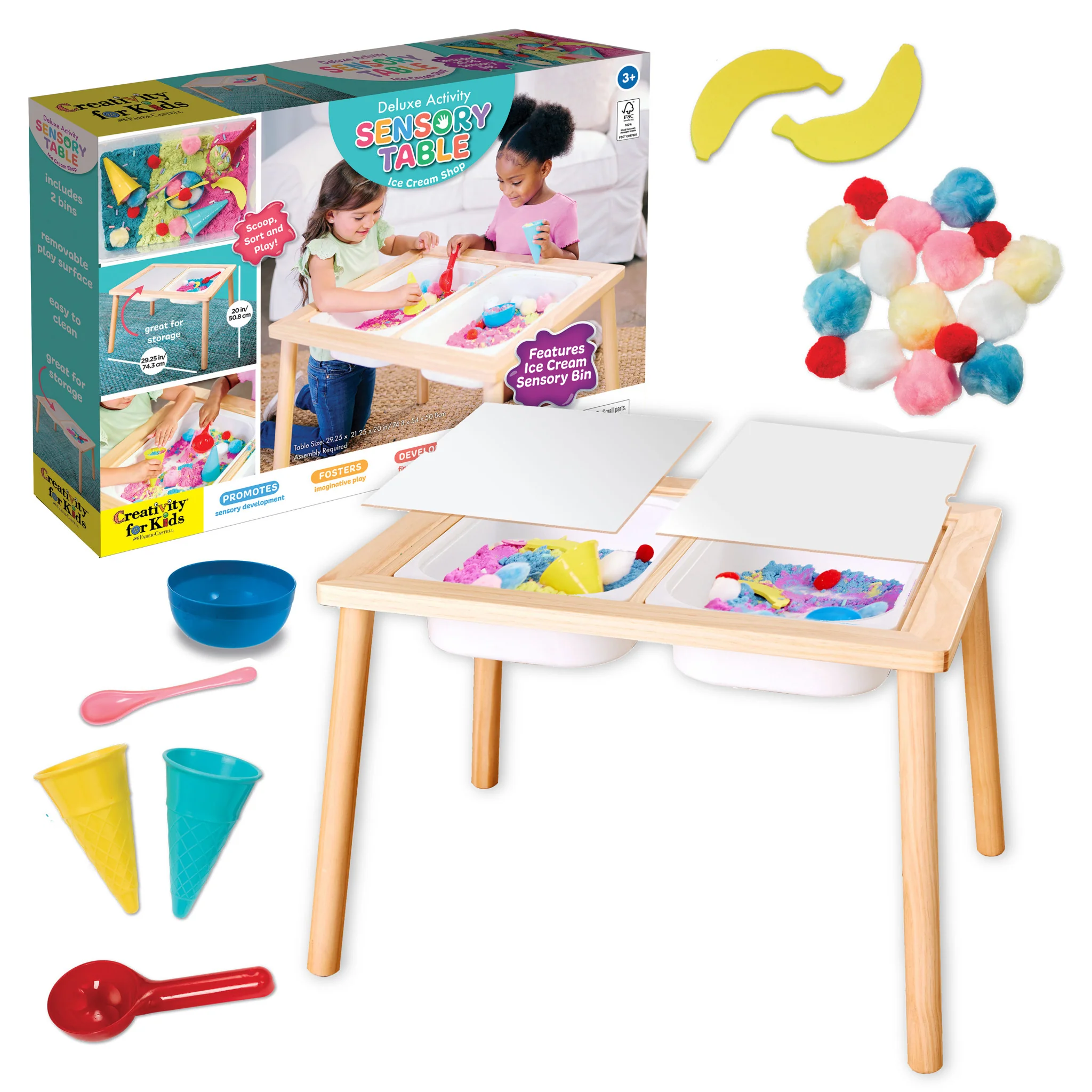 Deluxe Activity Sensory Table With Ice Cream Shop - #6453000 - Faber ...